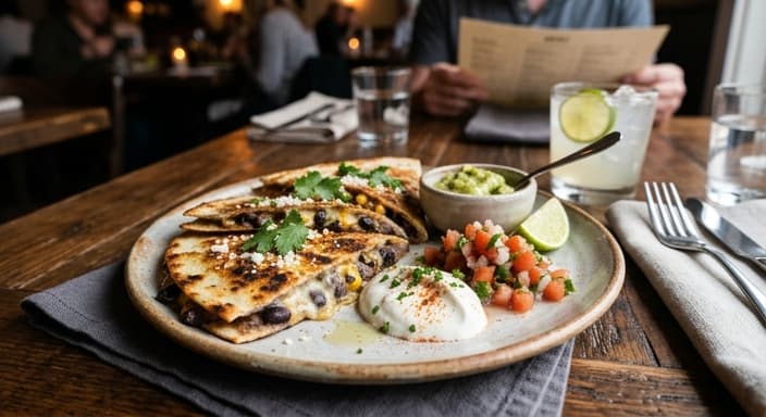 Smoky Black Bean Quesadillas