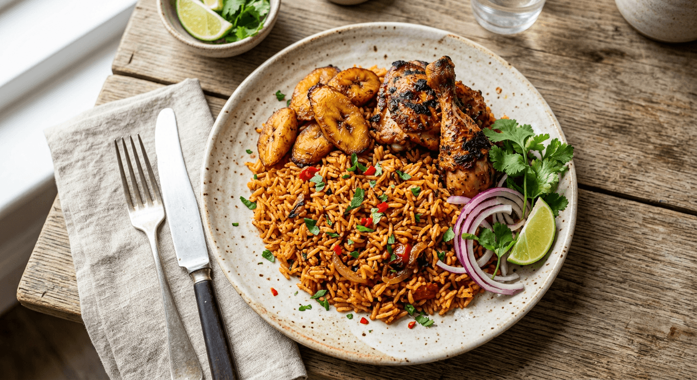 Smoky Firewood Jollof Rice