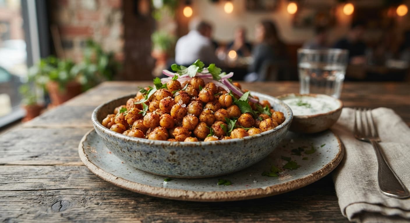 Smoky Paprika Roasted Chickpeas