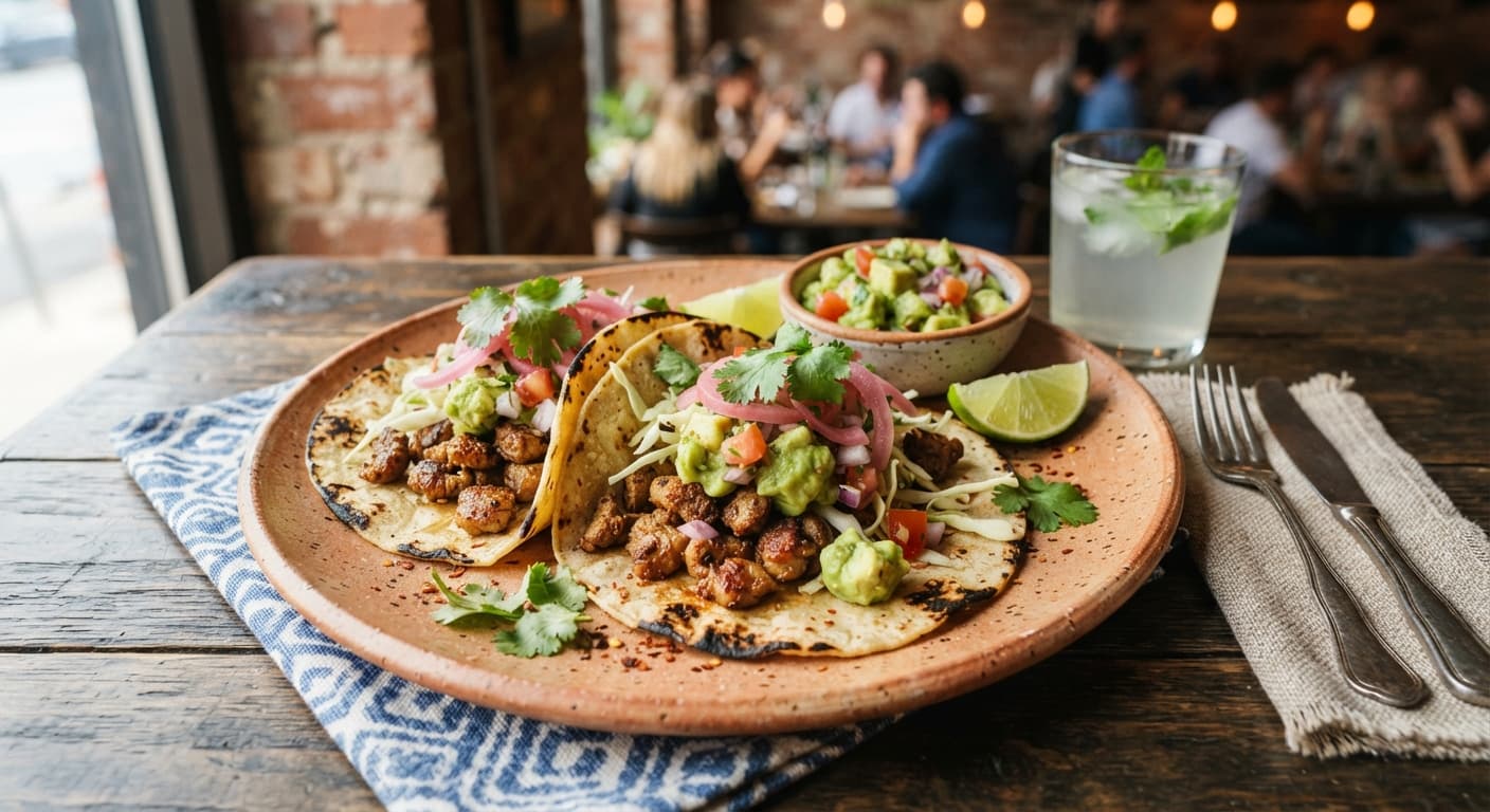 Snake Tacos with Avocado Salsa