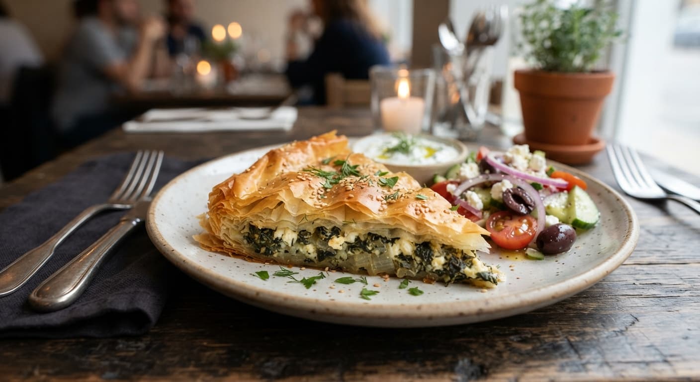 Spanakopita-Style Spinach Pie