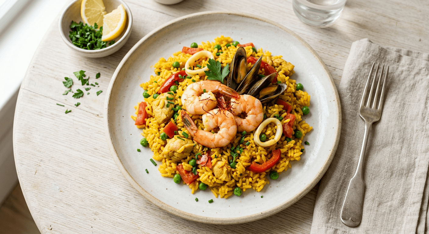 Spanish Saffron Infused Rice