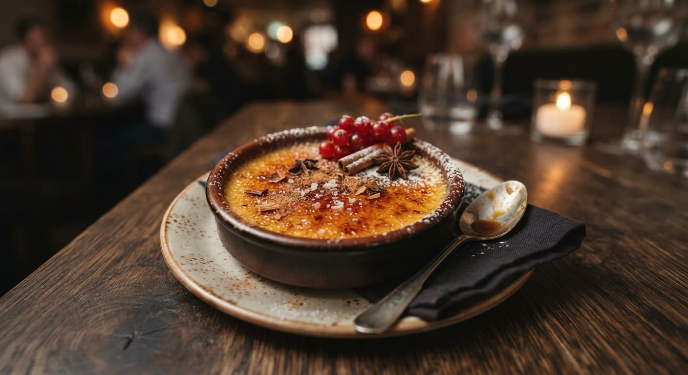 Spiced Caramel Crème Brûlée