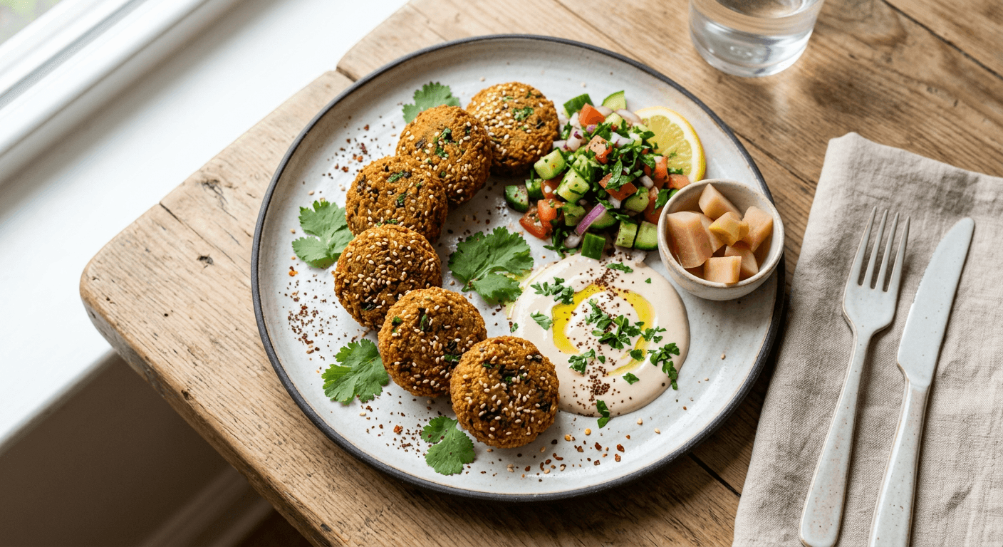 Spiced Fava Bean Taameya