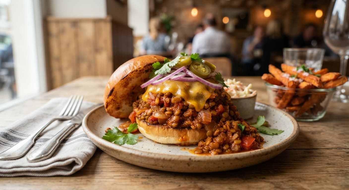 Spiced Lentil Sloppy Joes