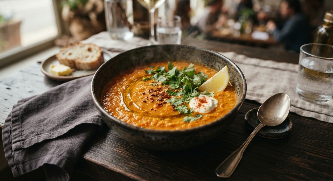 Spiced Red Lentil Soup