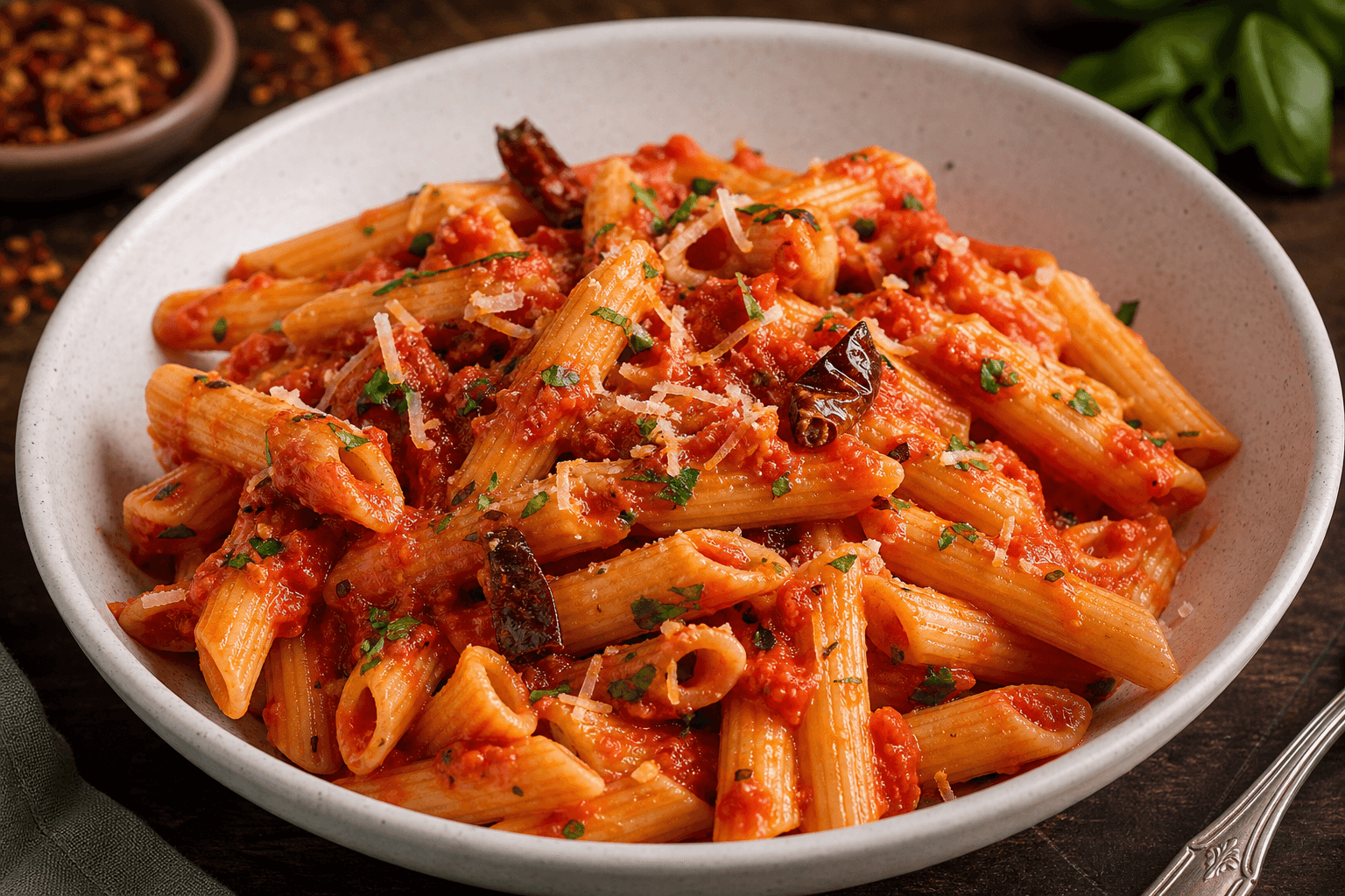 Spicy Arrabbiata Pasta