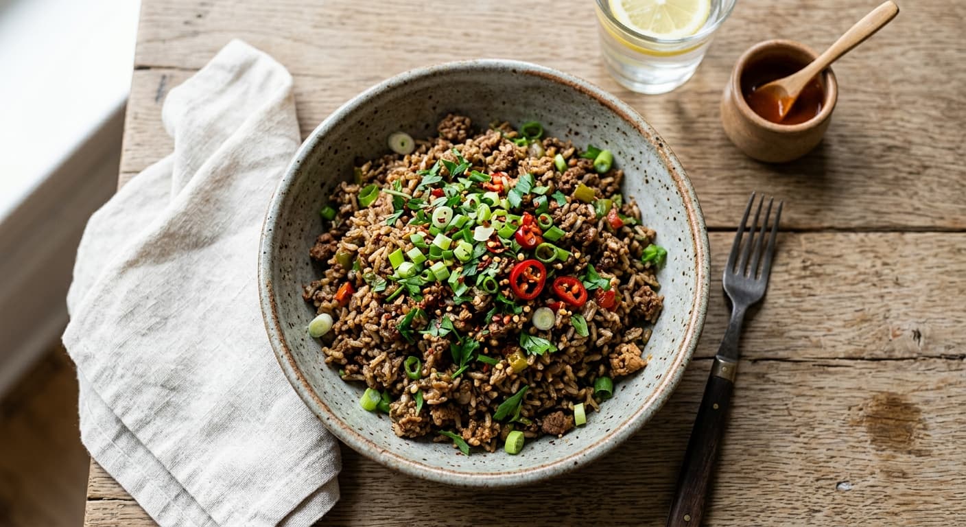 Spicy Creole Dirty Rice