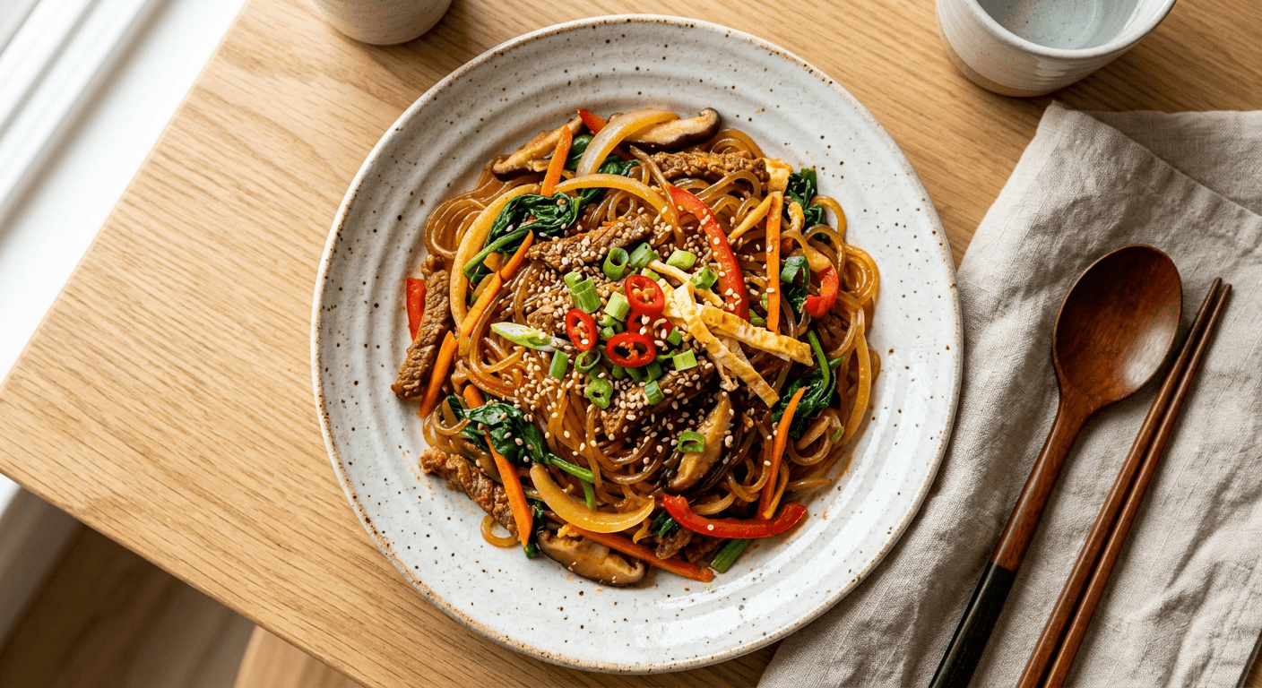 Spicy Gochujang Japchae