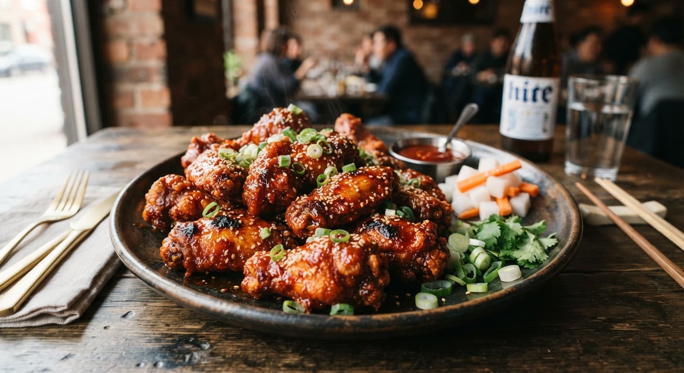 Spicy Korean Chicken Wings