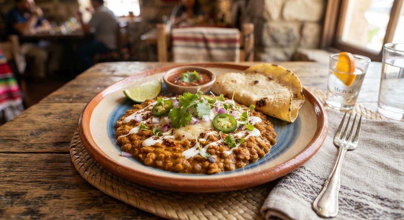 Spicy Lentil Refried Beans