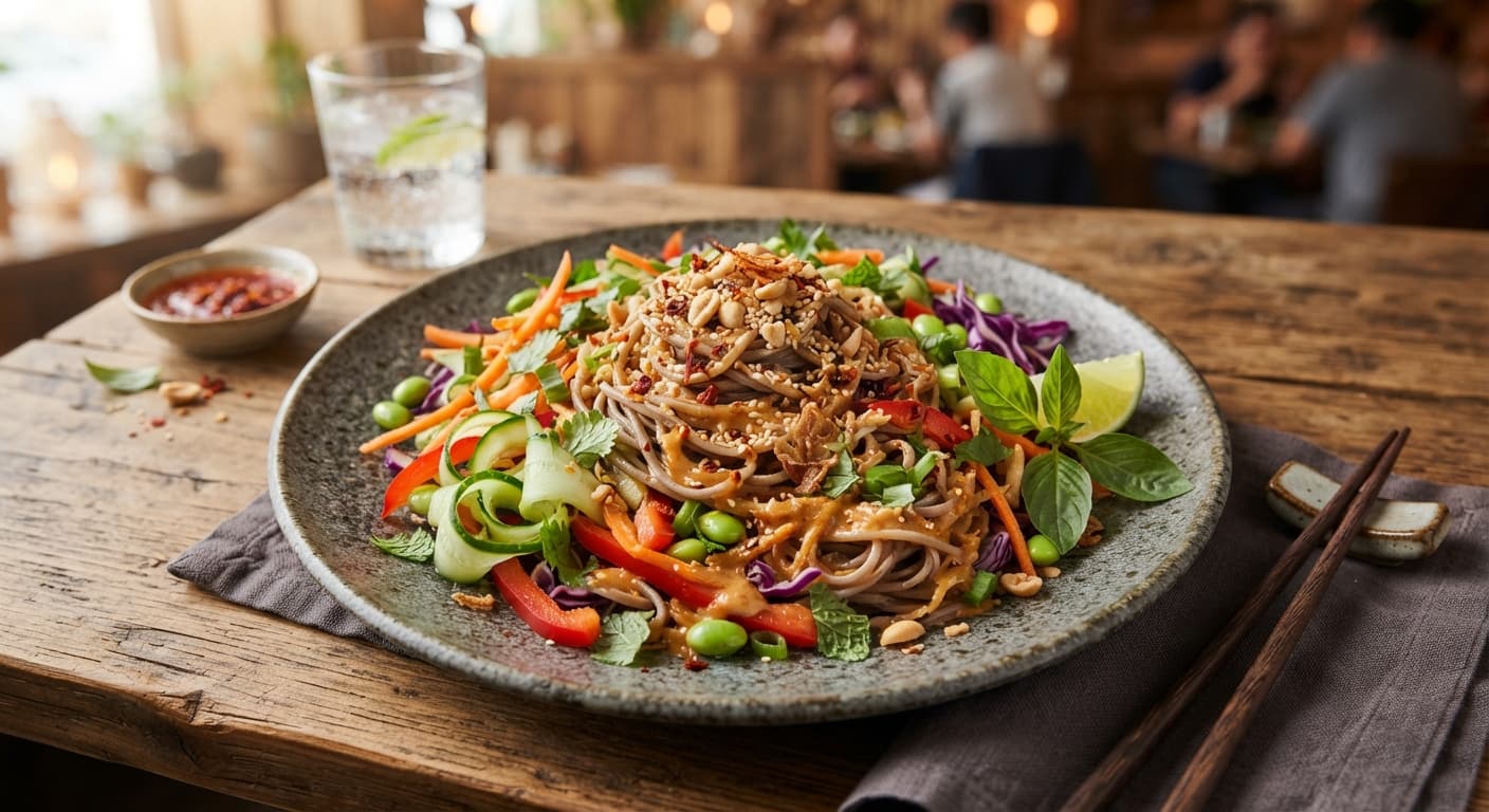 Spicy Peanut Noodle Salad