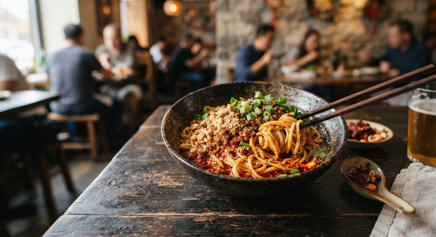 Spicy Sichuan Noodles