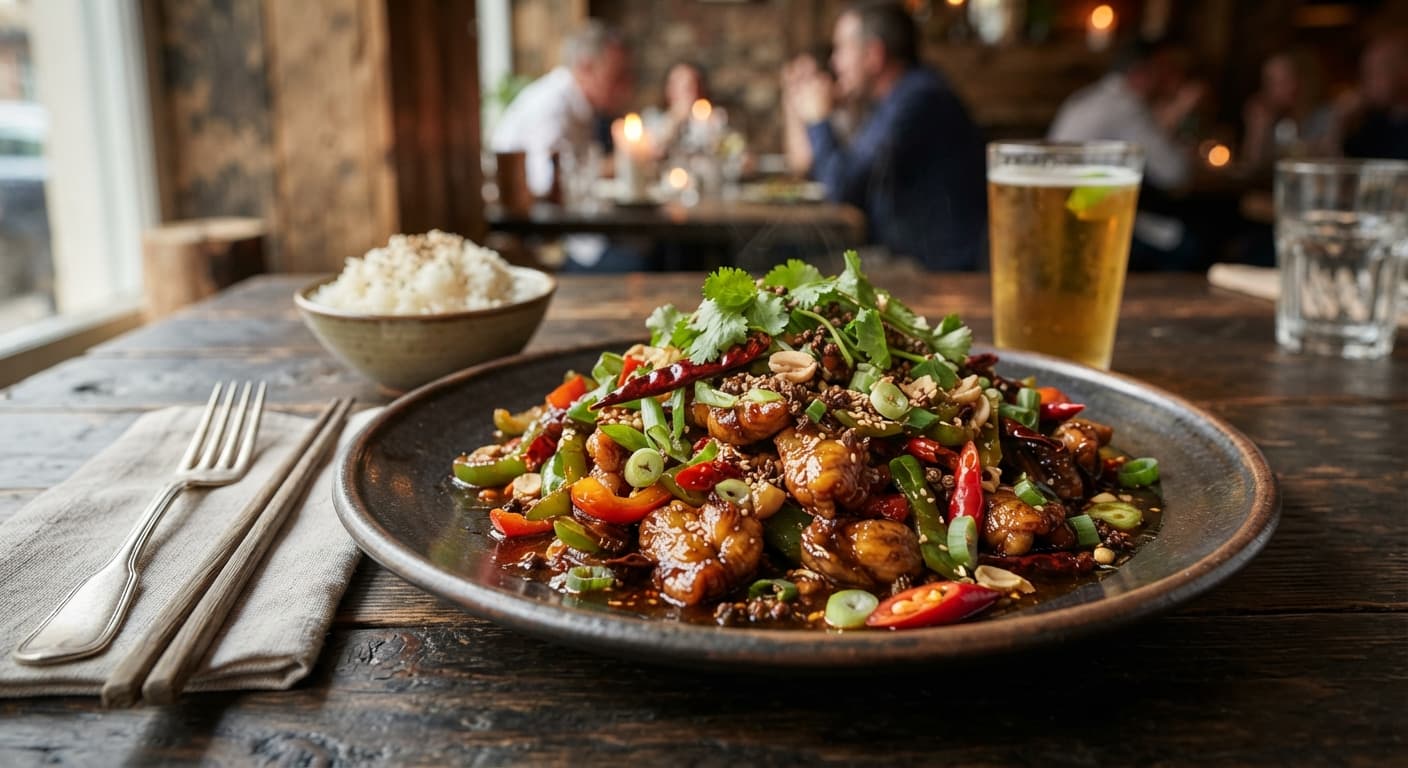 Spicy Snake Stir‑Fry