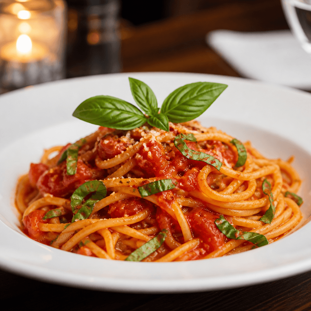 Spicy Tomato Basil Pasta
