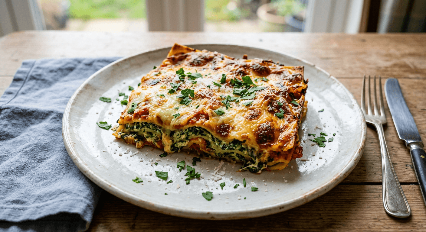 Spinach and Ricotta Lasagna