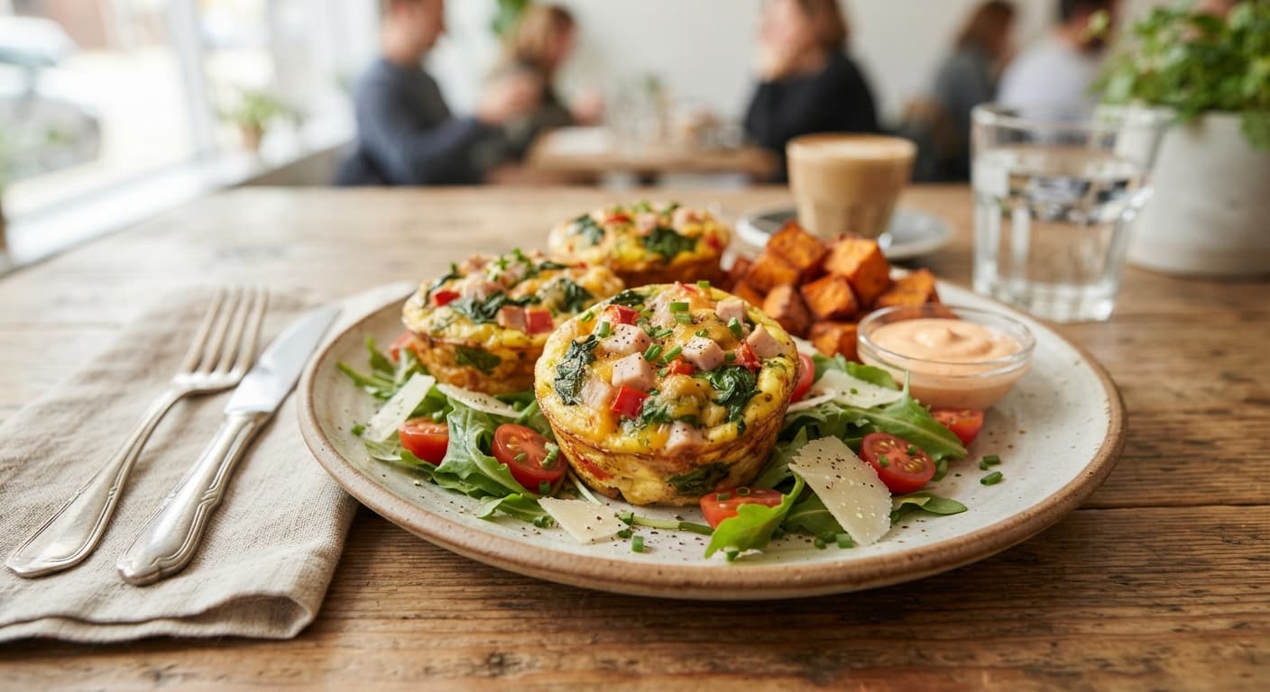 Spinach and Turkey Egg Muffins