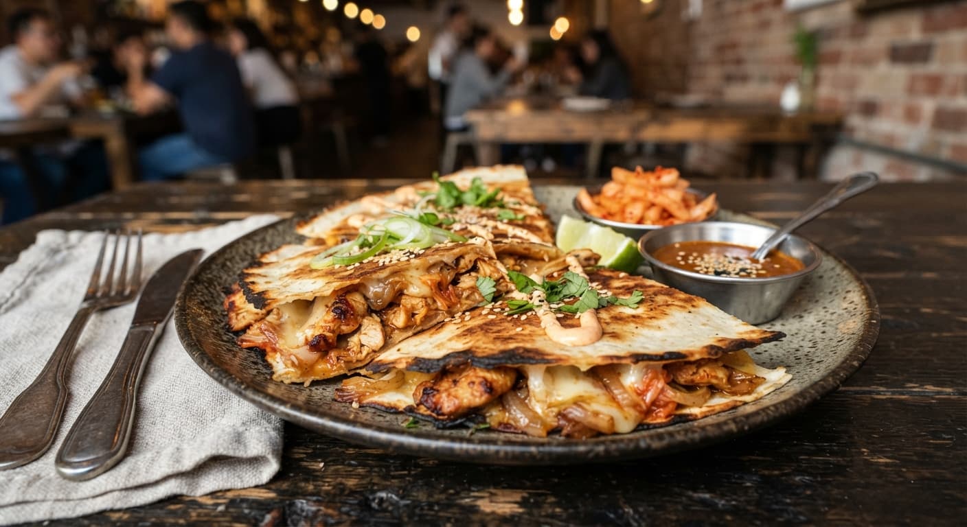 Ssamjang Chicken Quesadilla