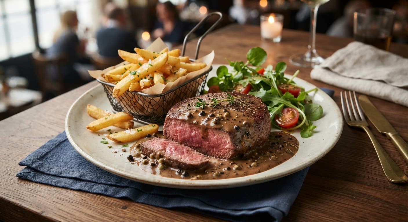 Steak au Poivre Rapide