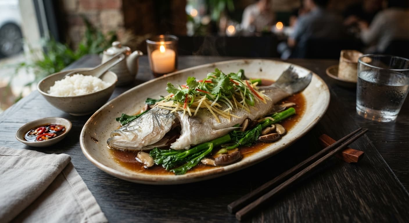 Steamed Soy-Ginger Fish