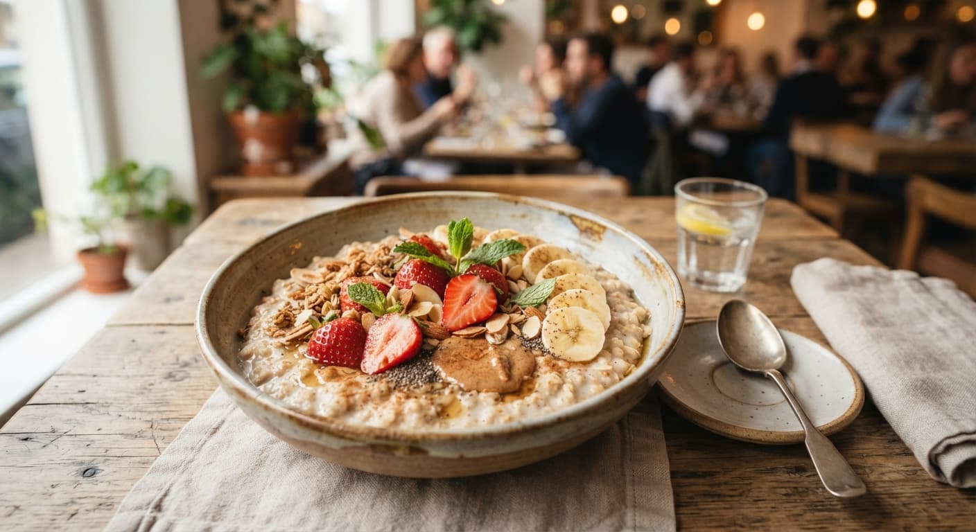 Strawberry Banana Oat Porridge