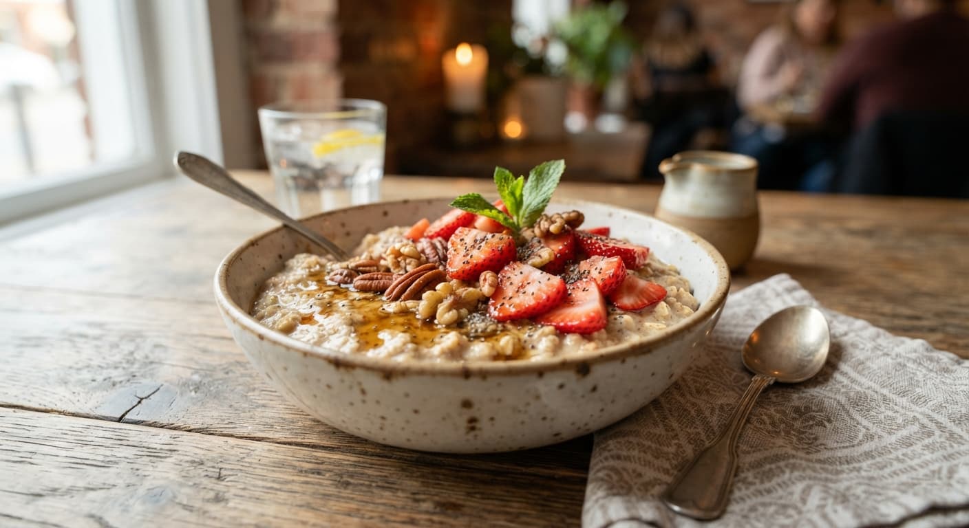 Strawberry Maple Oatmeal