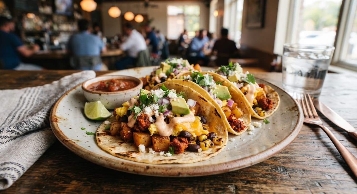 Sunrise Potato Breakfast Tacos