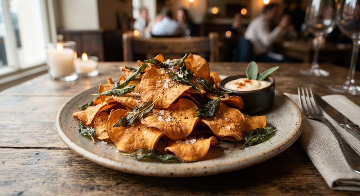 Sweet Potato & Sage Chips