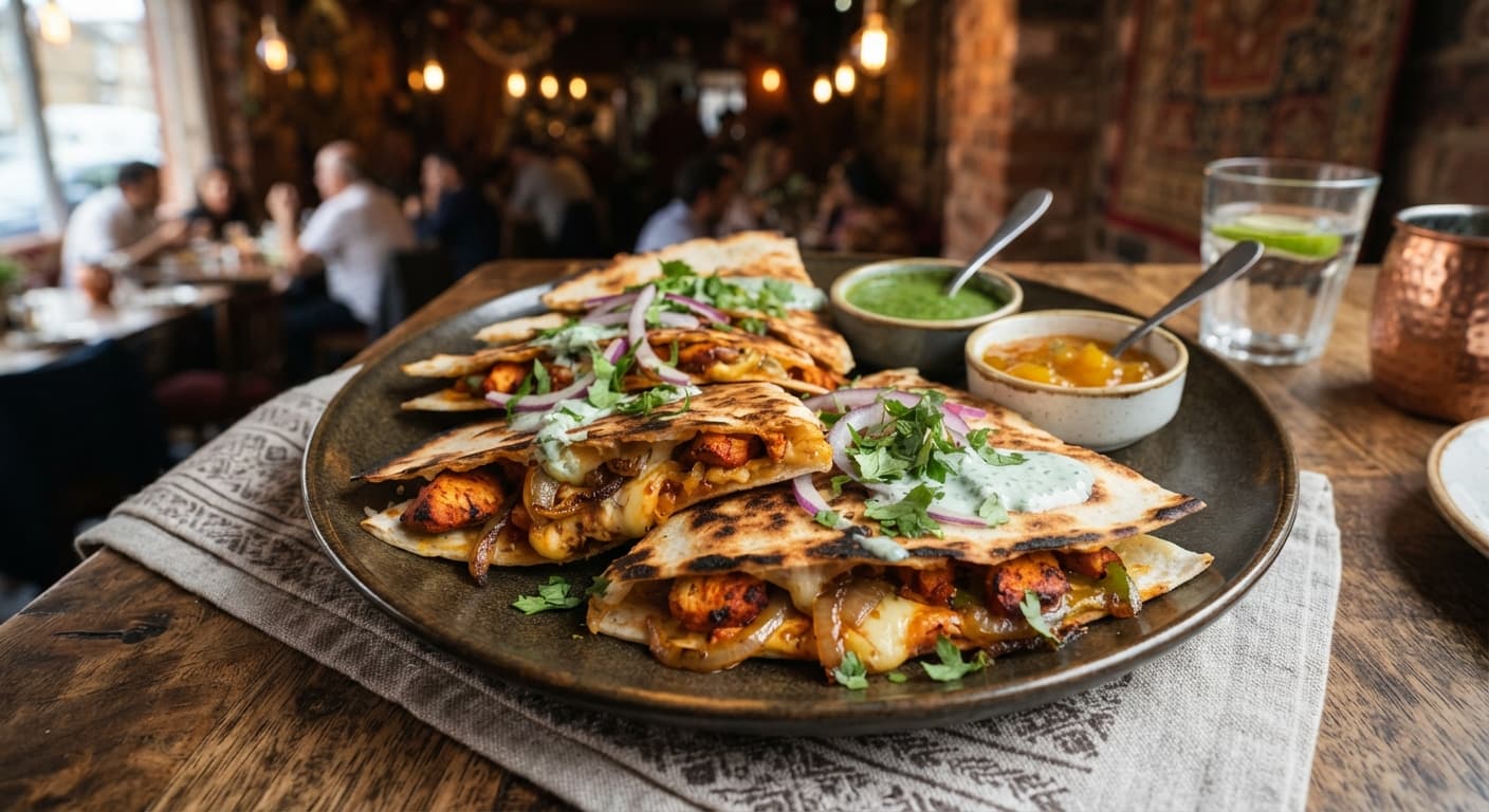 Tandoori Chicken Quesadilla