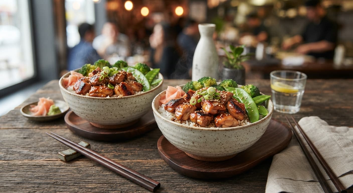 Teriyaki Chicken Rice Bowls