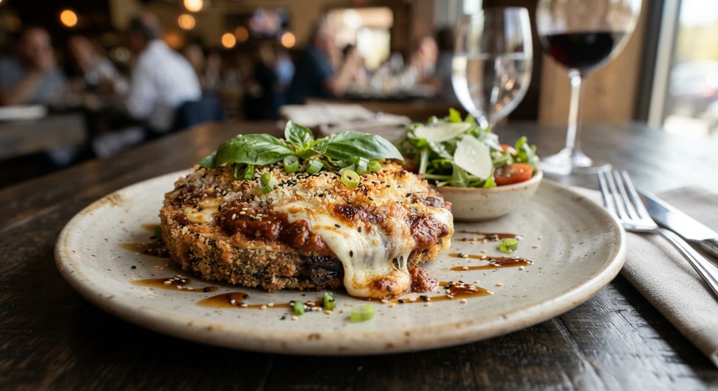 Teriyaki Eggplant Parmigiana