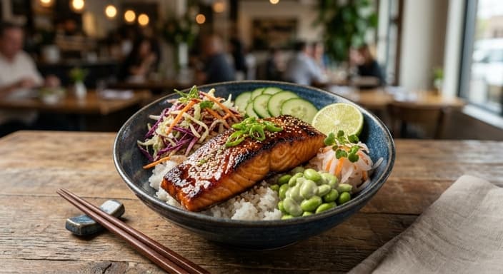 Teriyaki Salmon Bowl