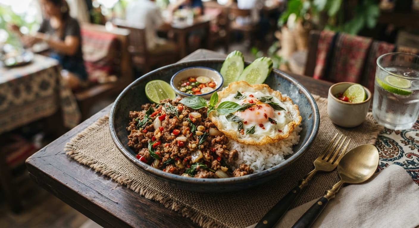 Thai Beef Basil Rice Bowl