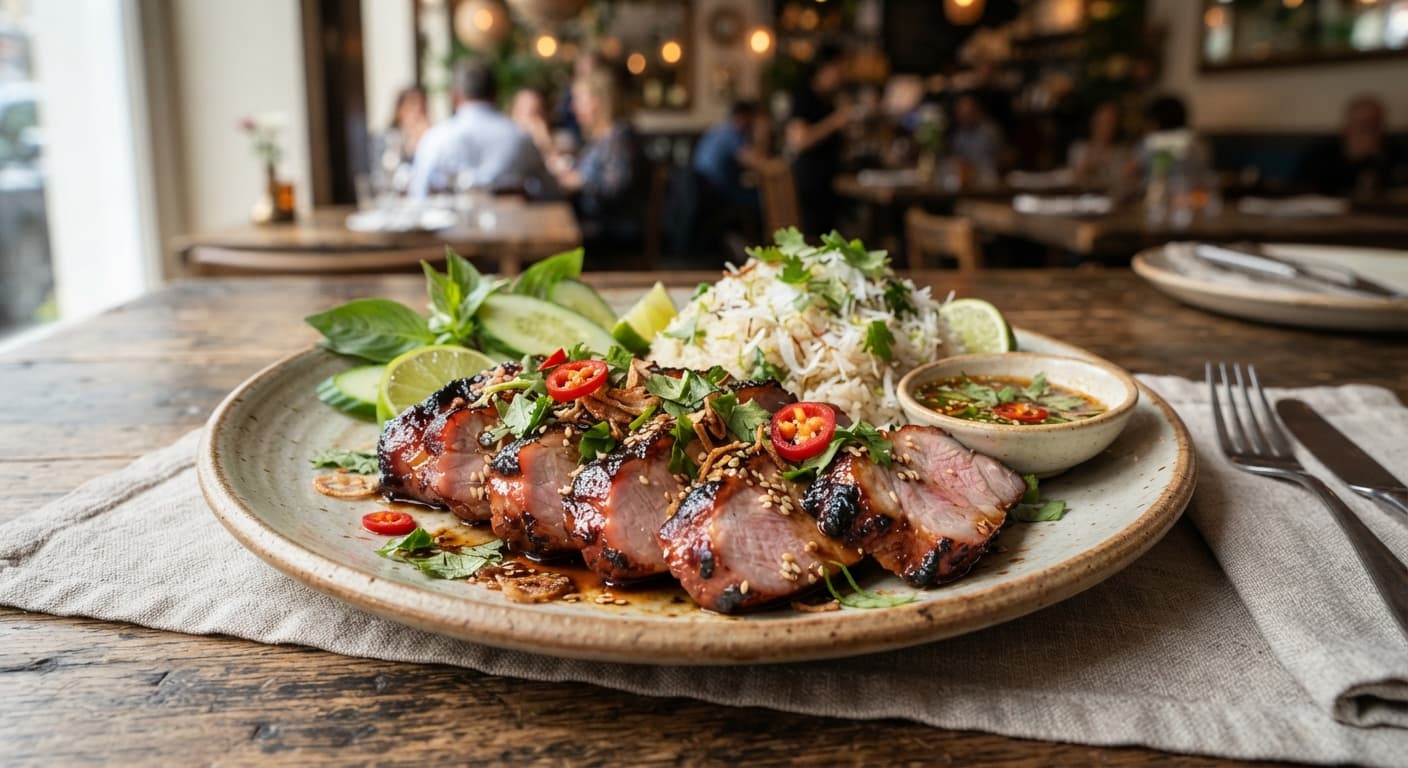 Thai Char Siu Coconut‑Lime Pork