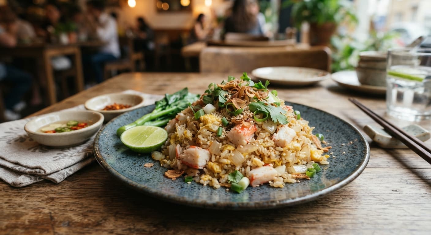 Thai Imitation Crab Fried Rice