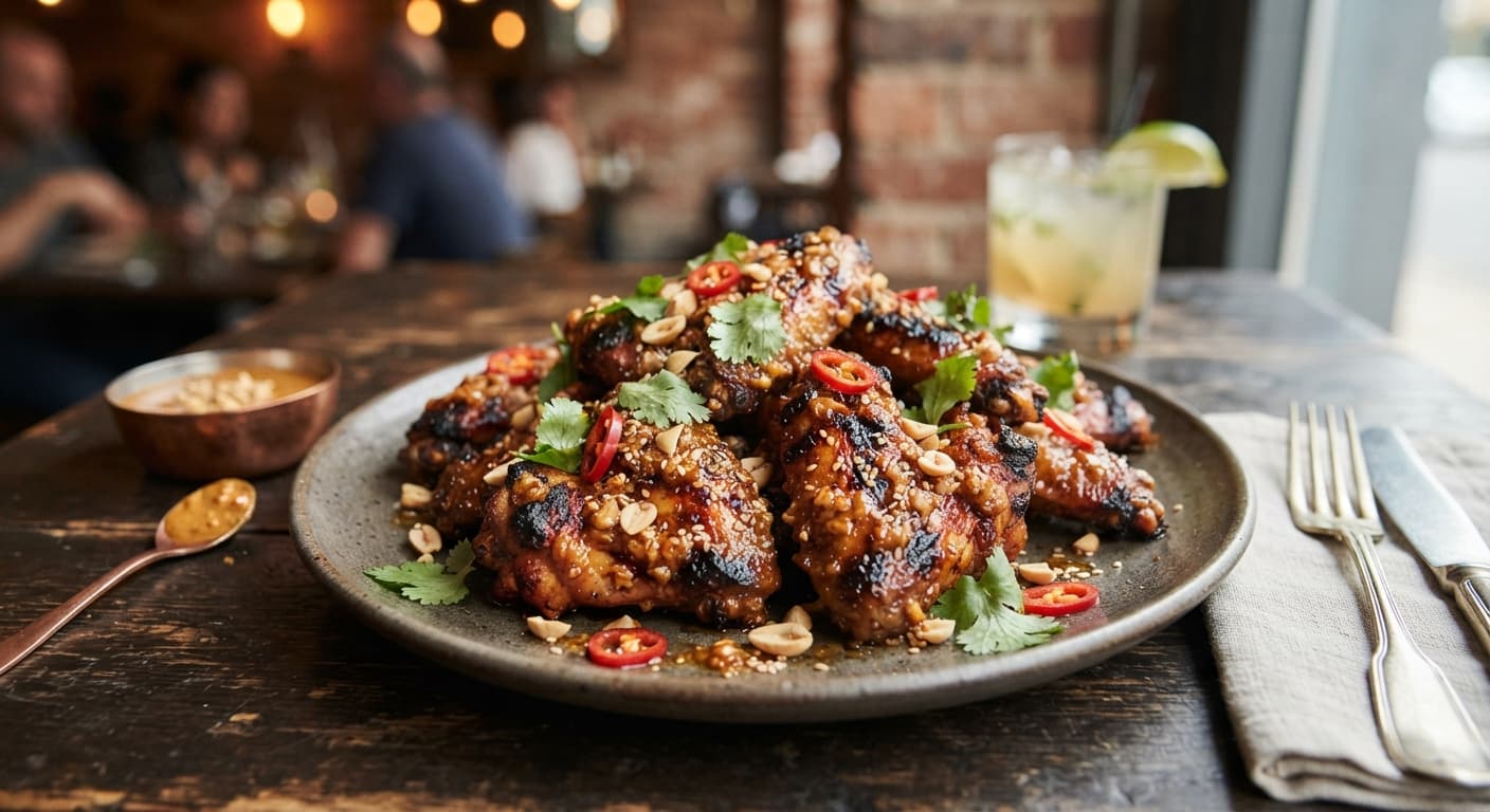 Thai Peanut Smoked Wings