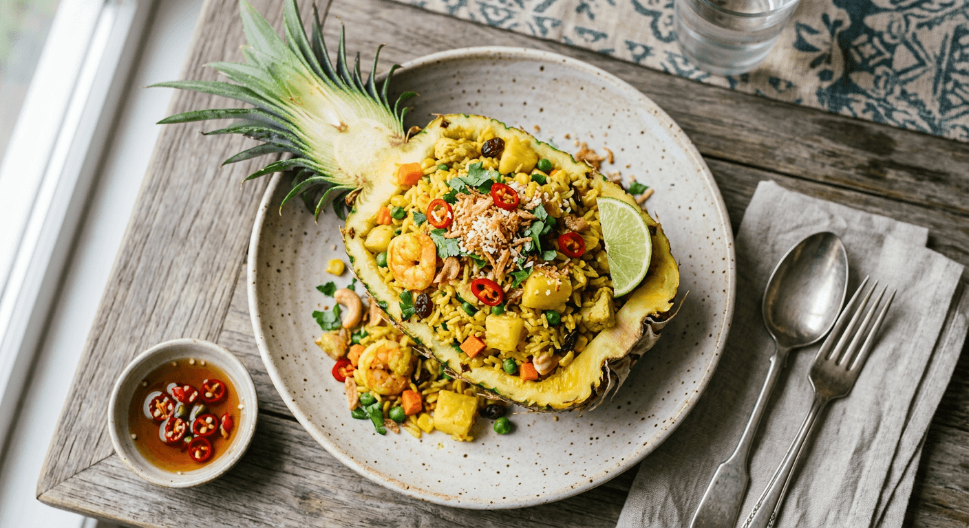 Thai Pineapple Fried Rice Pilaf