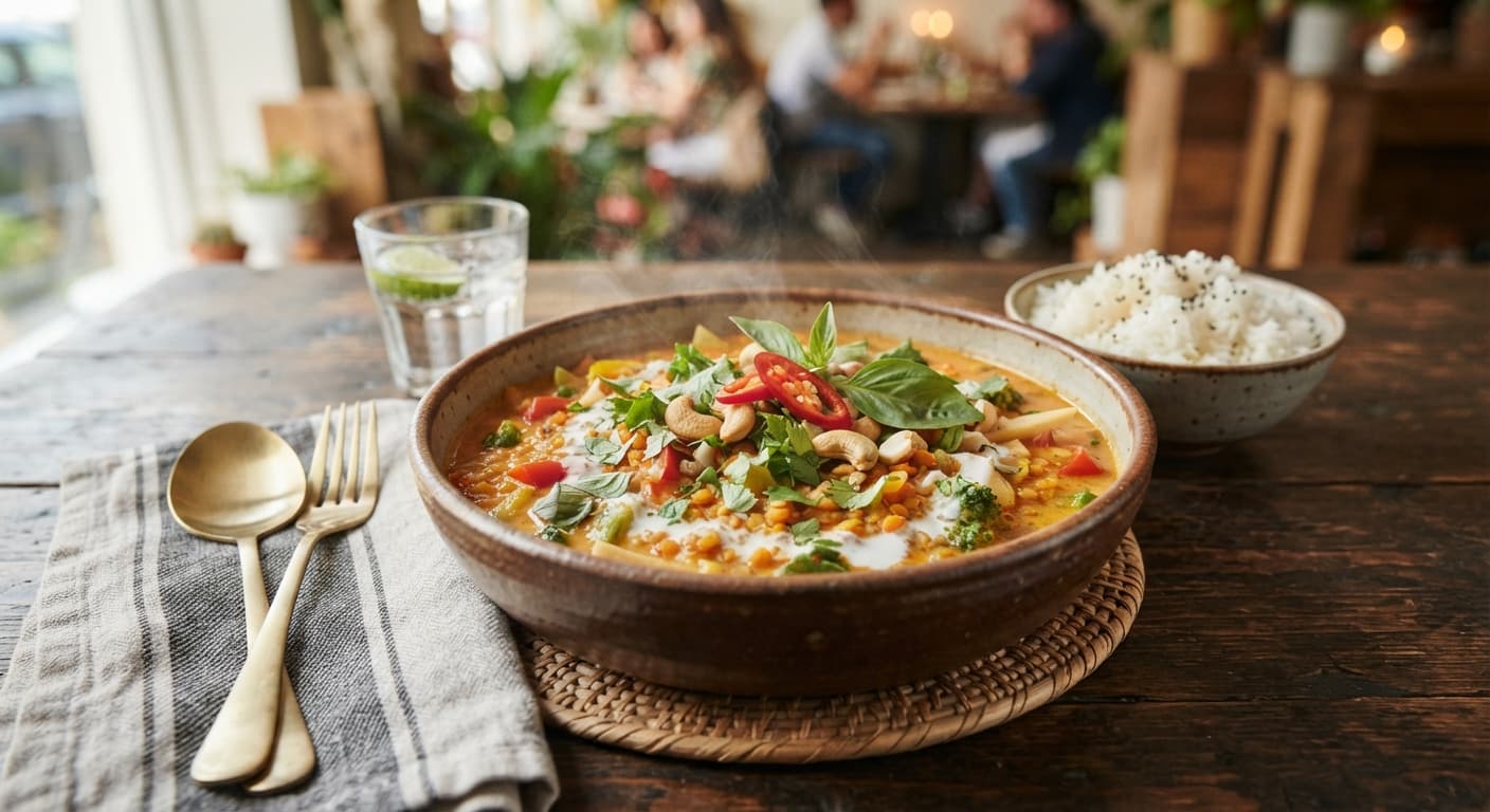 Thai Red Curry Lentils
