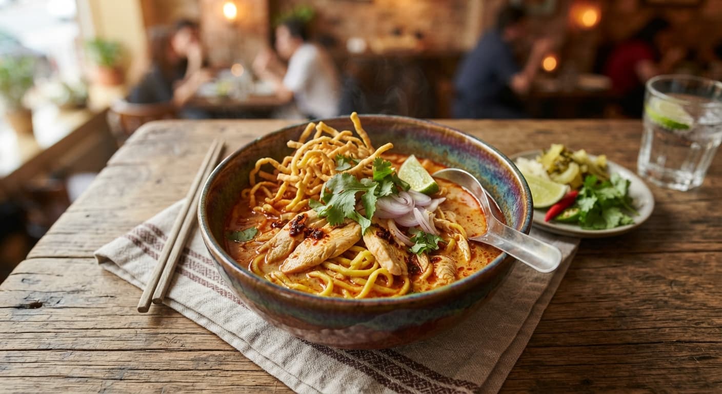 Thai Red Curry Noodle Soup