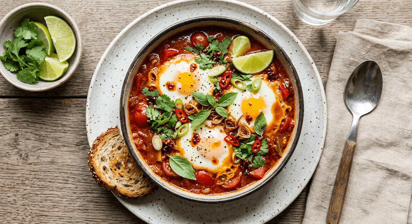 Thai Red Curry Shakshuka