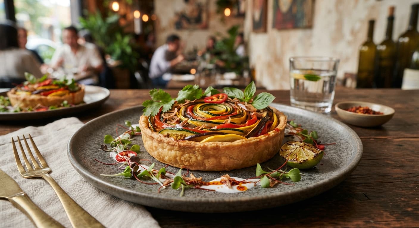 Thai‑Style Ratatouille Tart