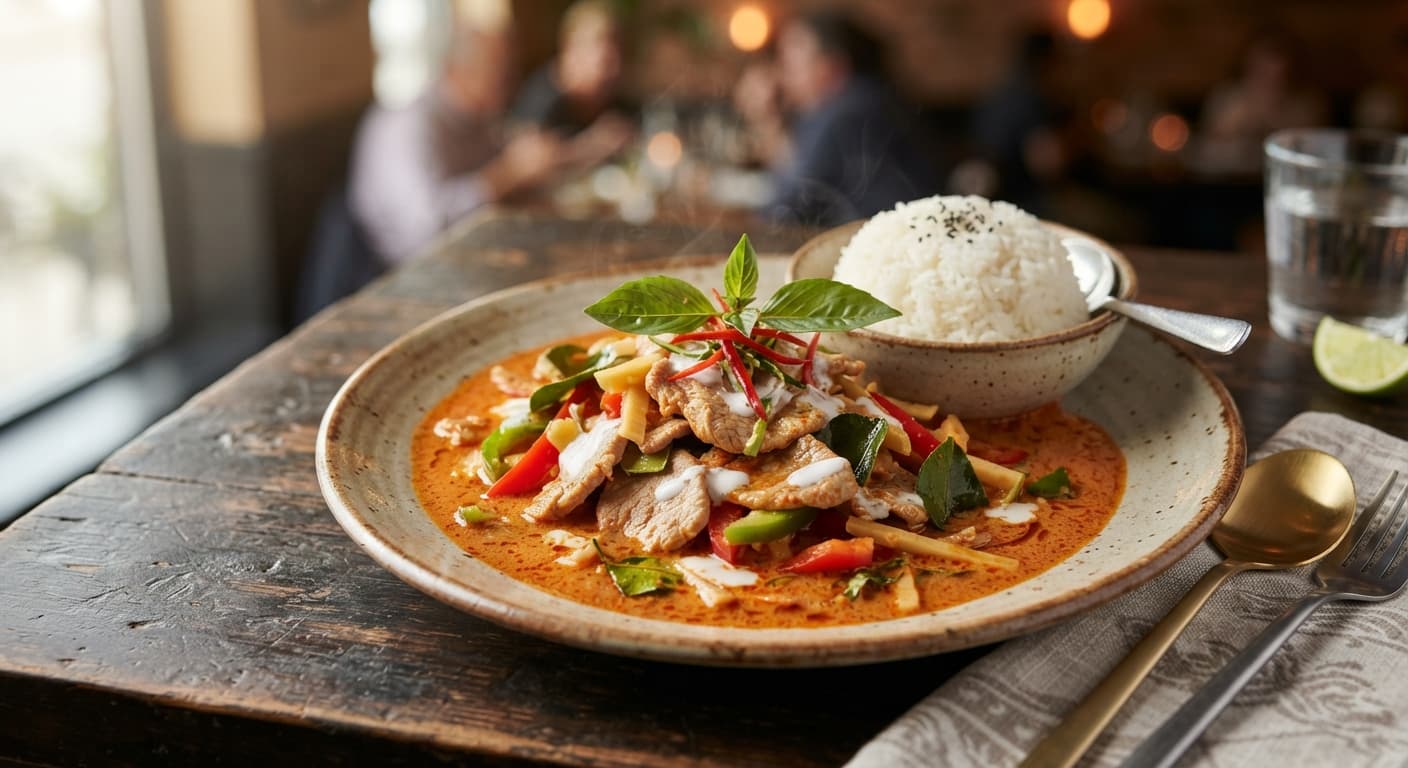 Thai-Style Red Curry Pork