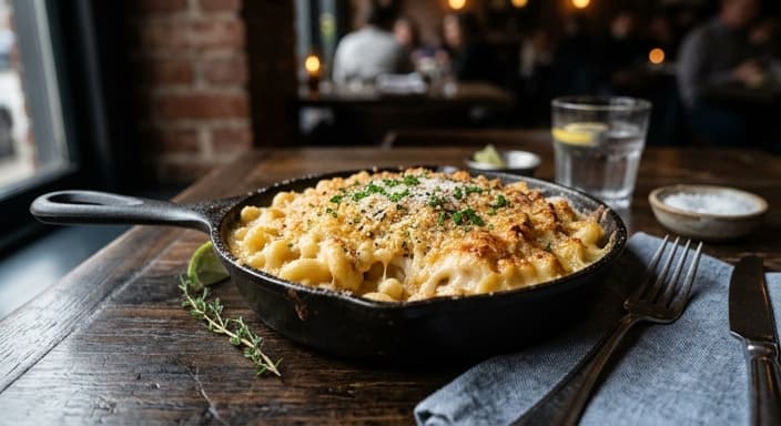 Three-Cheese Skillet Mac