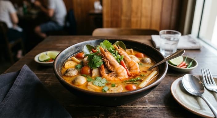 Tom Yum Shrimp Soup