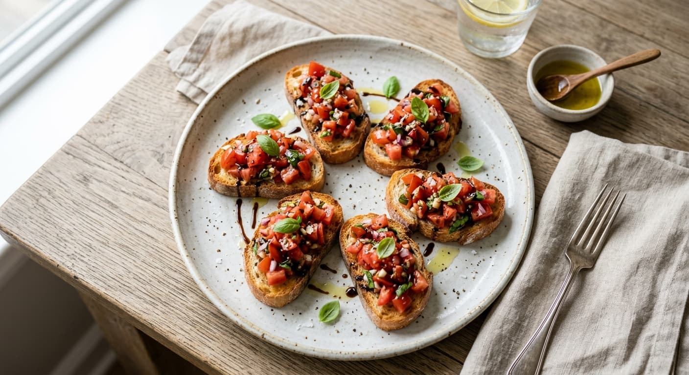 Tomato Basil Bruschetta
