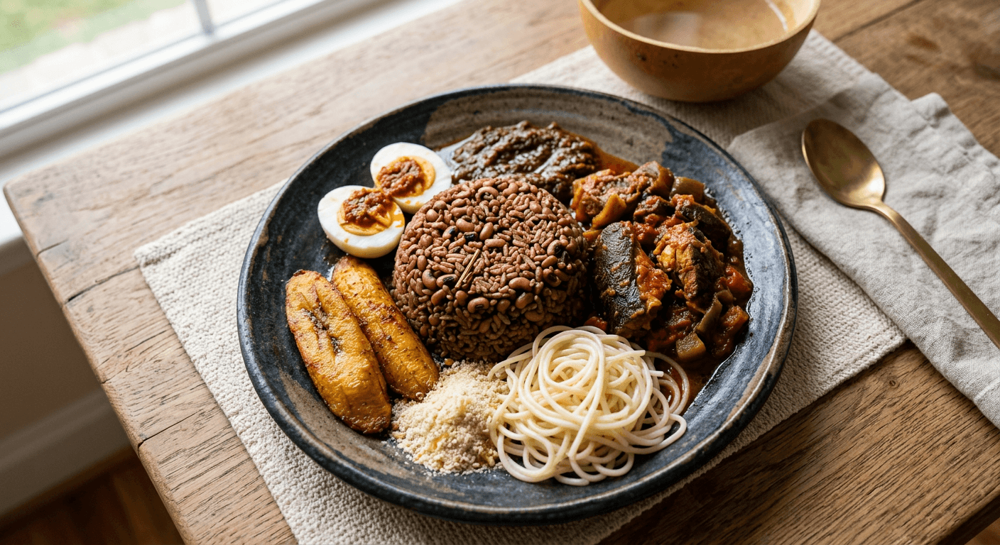 Traditional Ghanaian Waakye