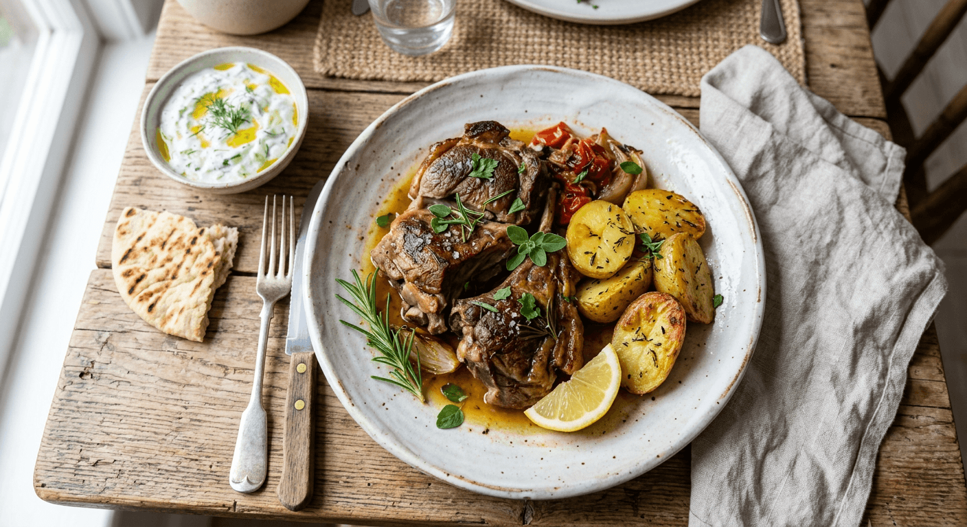 Traditional Greek Lamb Kleftiko
