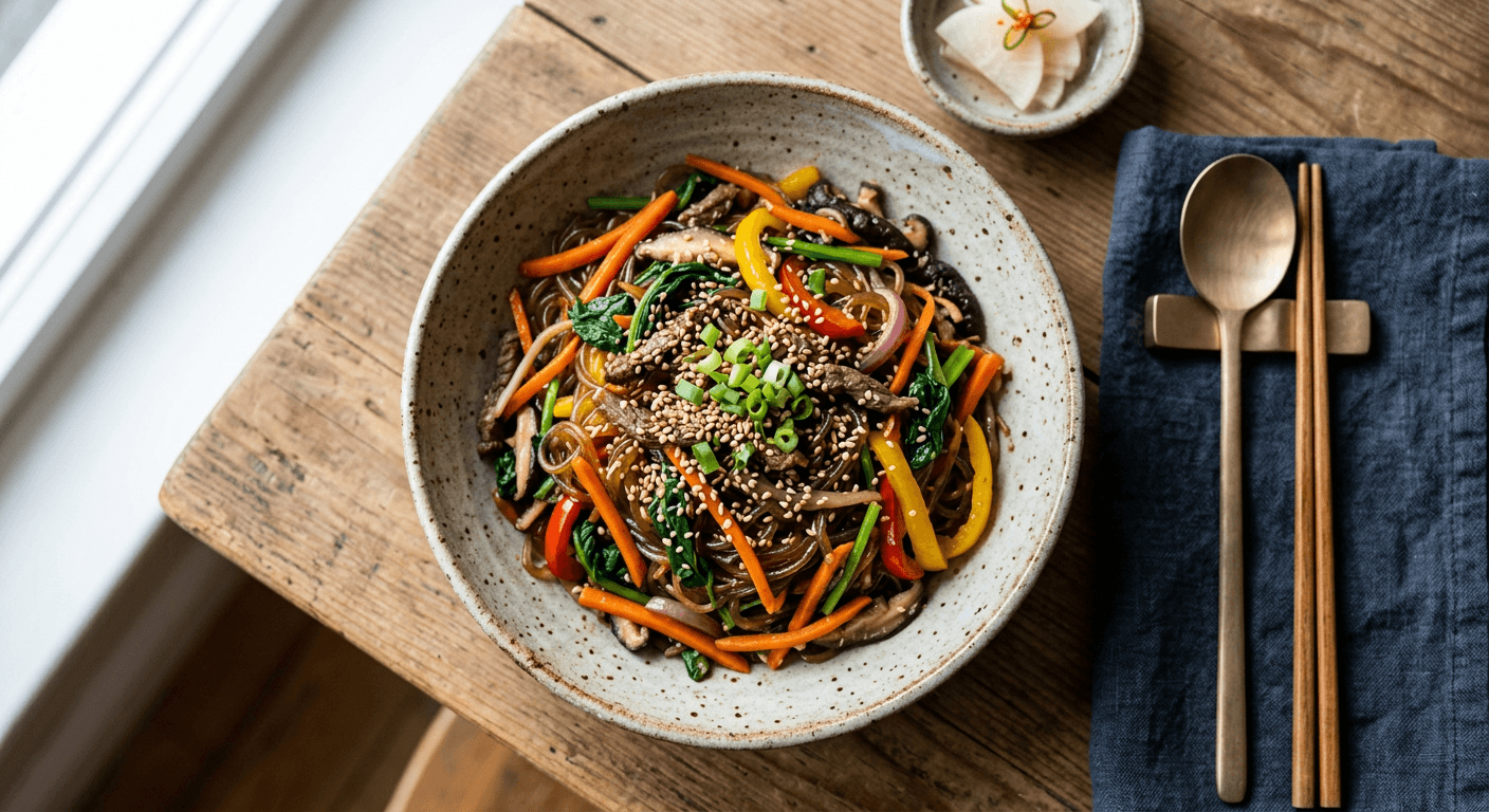 Traditional Korean Japchae