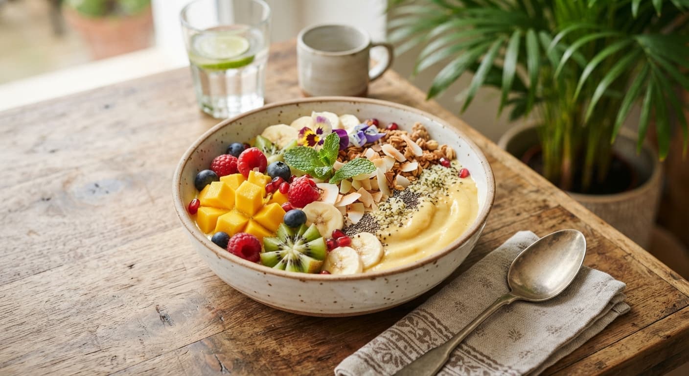Tropical Coconut Smoothie Bowl