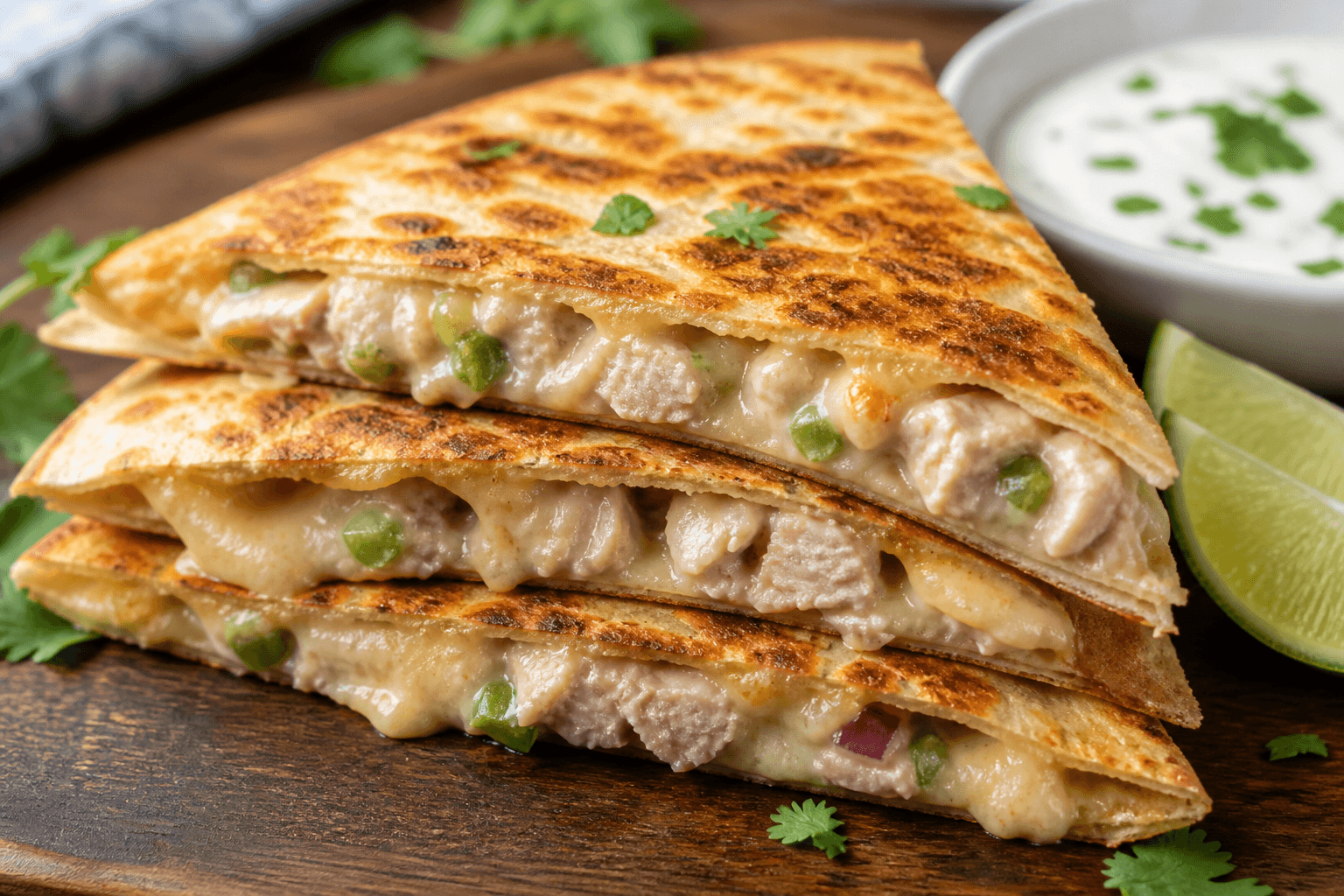 Tuna Melt Quesadillas
